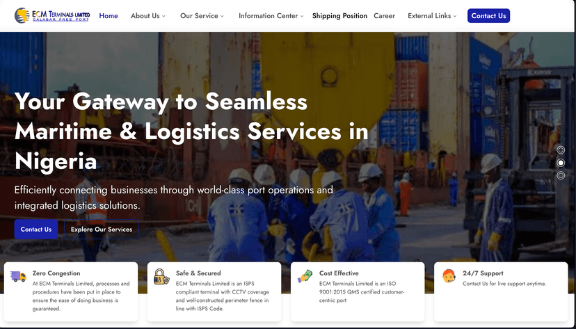 Ecomarine Project Screenshot