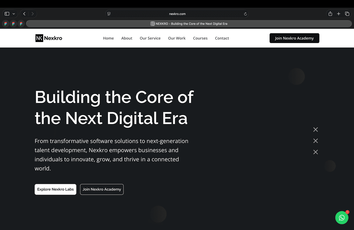 Nexkro Project Screenshot