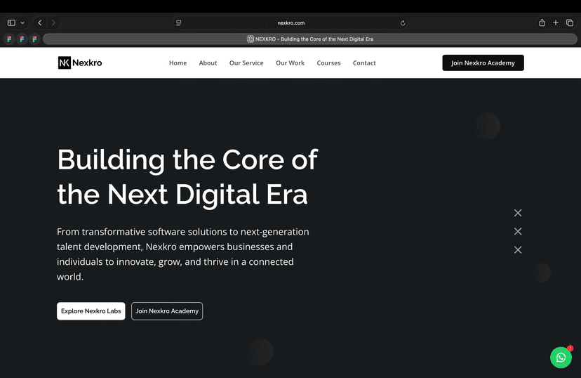 Nexkro Project Screenshot