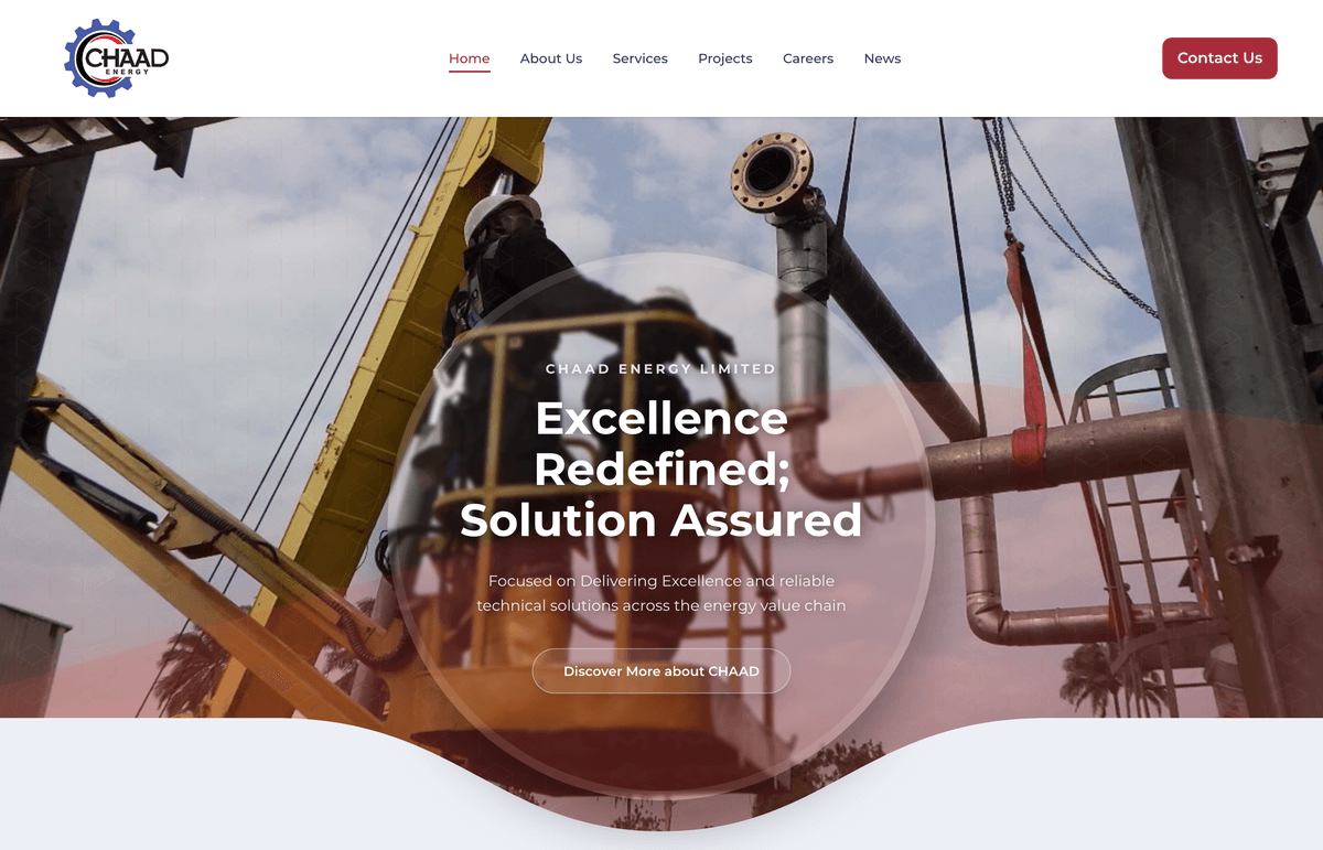 CHAAD Energy Project Screenshot