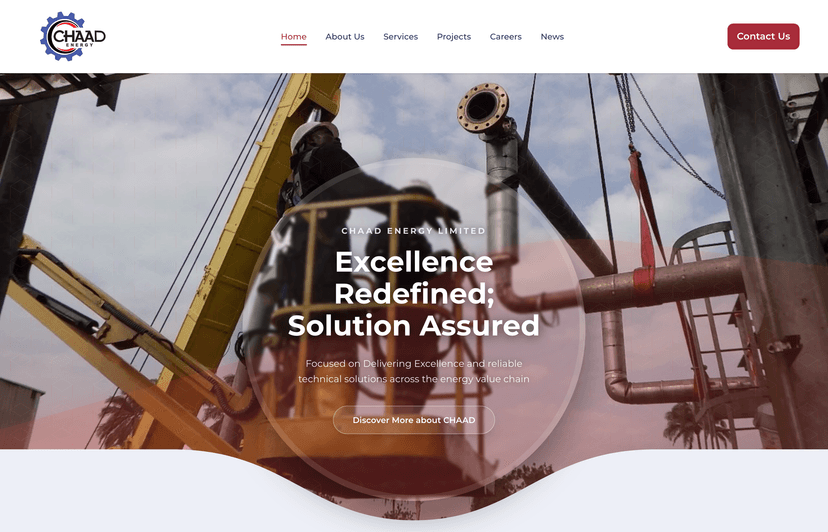CHAAD Energy Project Screenshot