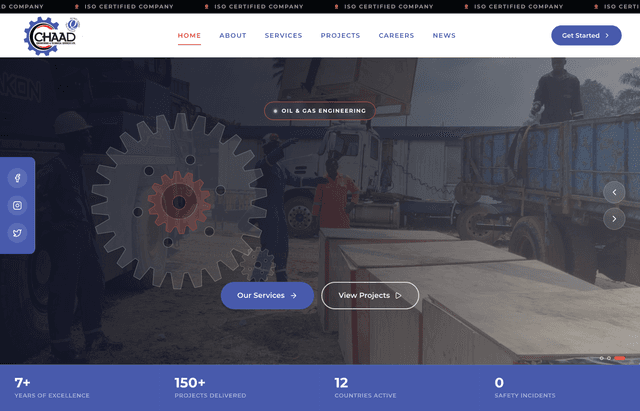 CHAAD Engineering Project Screenshot