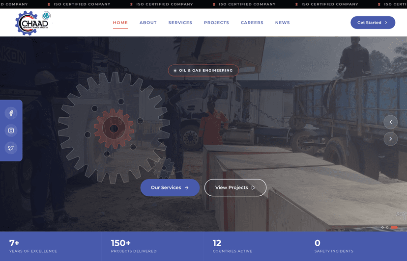 CHAAD Engineering Project Screenshot